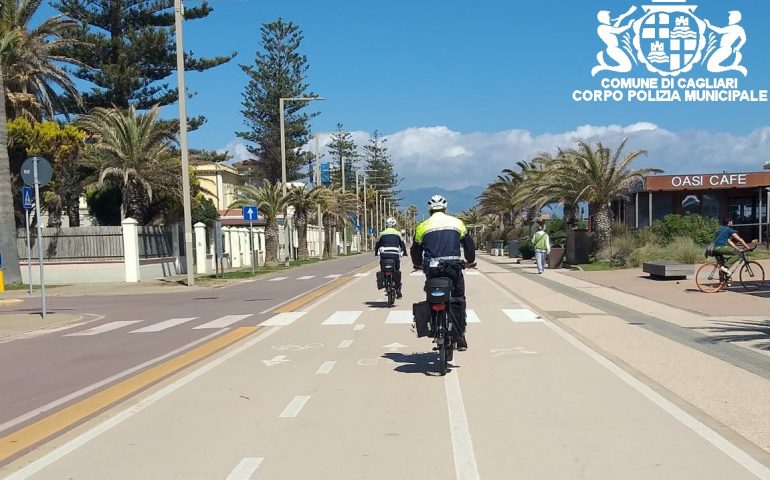 Cagliari, presidiate le strade, coppia di Capoterra denunciata: era in città senza giustificato motivo