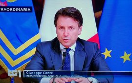 Giuseppe Conte nella conferenza stampa del 21 marzo