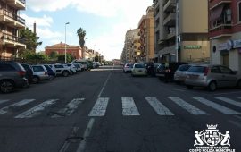 Investimento pedonale in via Palestrina