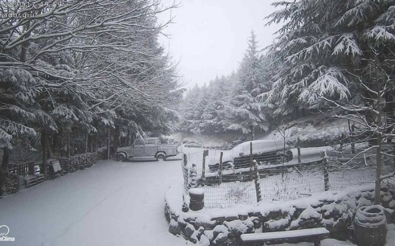 Neve sul Gennargentu - Foto di Sardegna Clima Onlus