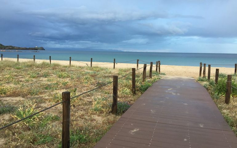 La spiaggia di Nora a Pula