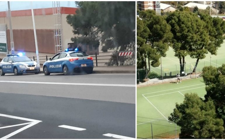 Cagliari: giocano a tennis nei campi del Cus, interviene la polizia