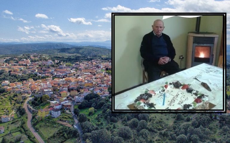 Zio Antonio Brundu da Perdas compie 102 anni e festeggia da solo, per rispettare le regole: «Vi aspetto per i 103»
