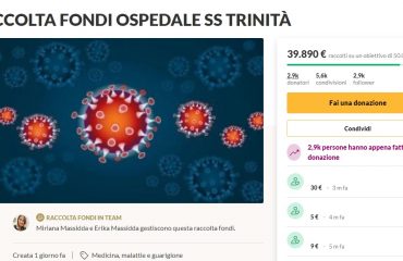 La raccolta fondi lanciata su Gofundme per il Santissima Trinità