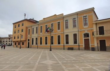 Il municipio di San Gavino Monreale