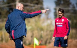 Walter Zenga in allenamento - Foto Cagliari Calcio