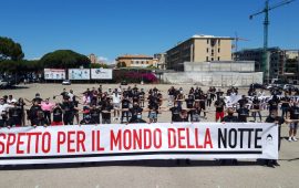 flash mob operatori locali notturni