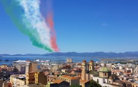 Le Frecce Tricolori a Cagliari - Foto di Roberto Anedda