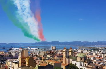 Le Frecce Tricolori a Cagliari - Foto di Roberto Anedda