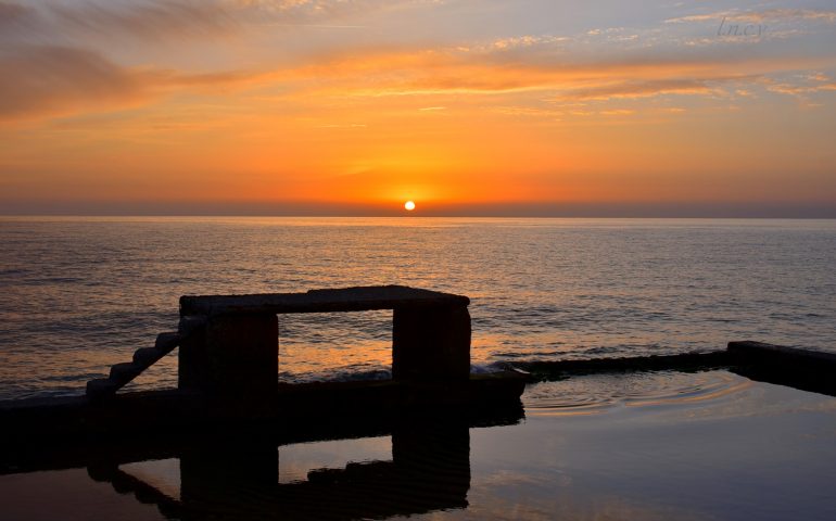 La foto. Funtanazza al tramonto regala sempre grandi emozioni