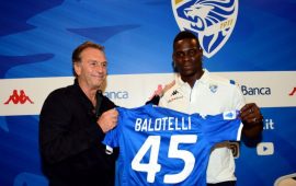 Massimo Cellino e Mario Balotelli