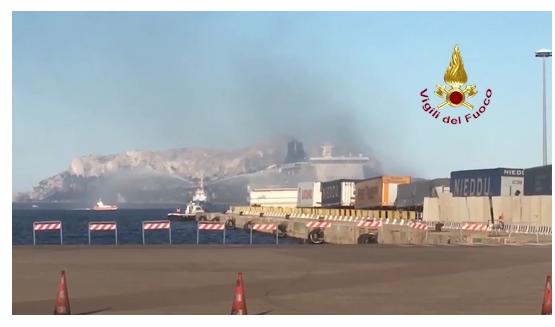 Olbia: paura per un principio d’incendio a bordo del traghetto della Grimaldi in arrivo da Livorno