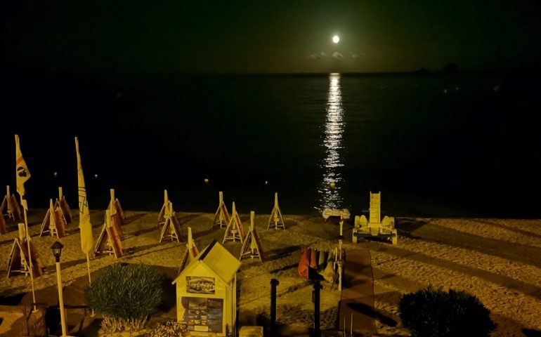 La foto. Notte magica a Santa Maria Navarrese