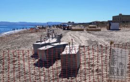 Sorso, Palamona, cantiere in spiaggia (luglio 2020) - Copia