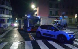 incidente auto bus - cagliari