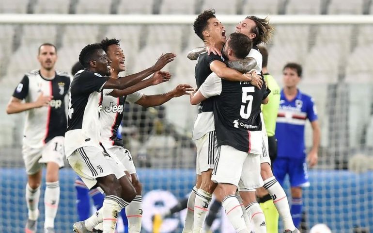 La Juventus batte la Sampdoria ed è Campione d’Italia per la 9a volta di fila