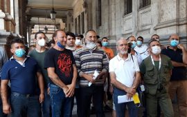 protesta ambulanti piazza sorcinelli