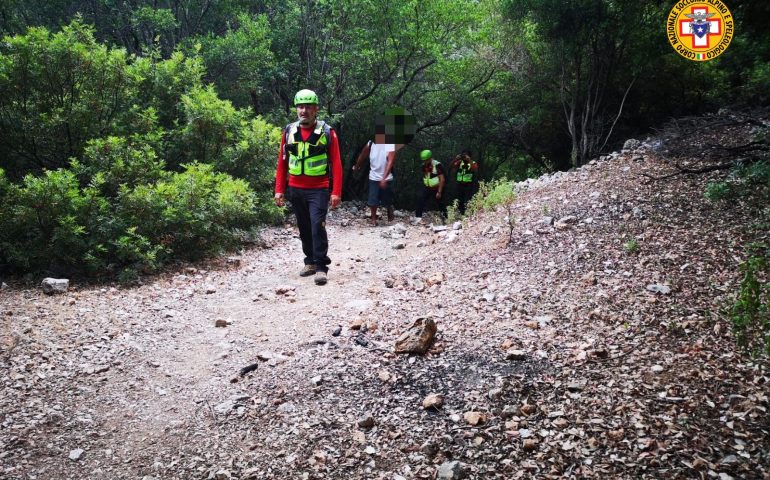 Urzulei, turista francese in difficoltà salvato dal Soccorso Alpino