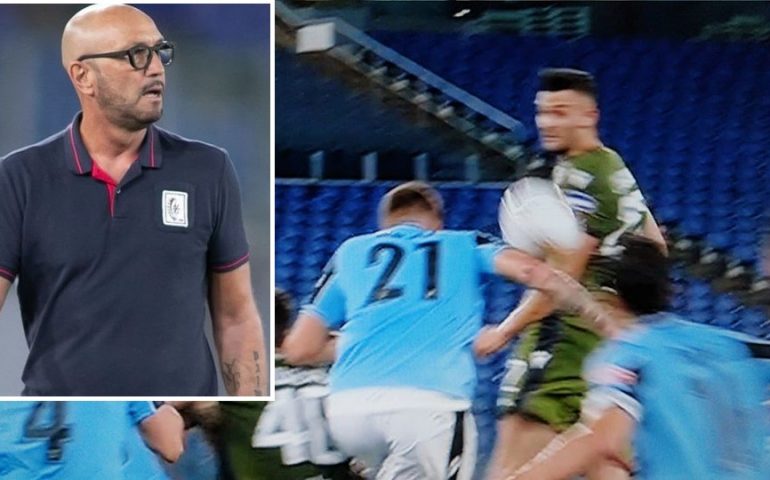zenga-fallo-mano-milinkovic-lazio-cagliari