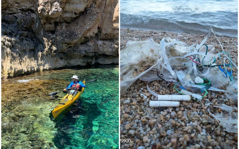 Il periplo dell’Isola in kayak per difendere il mare sardo: l’avventura di Giancarlo Gusmaroli