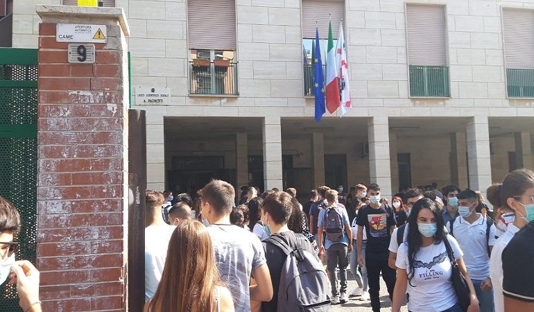 Primo giorno di scuola al Pacinotti