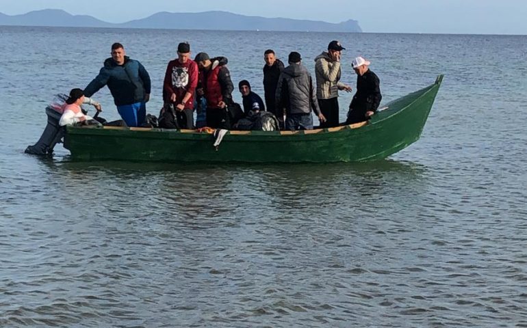 Ancora uno sbarco di migranti nelle coste del Sulcis