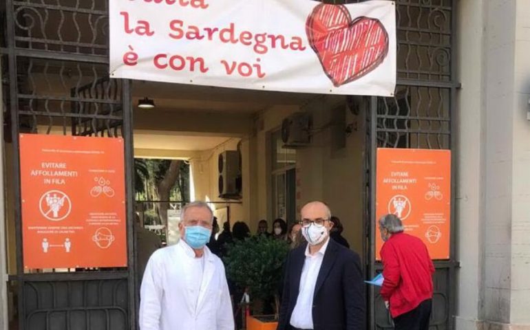 Il sindaco Truzzu ha fatto visita al Santissima Trinità: “Un grazie infinito al personale sanitario”