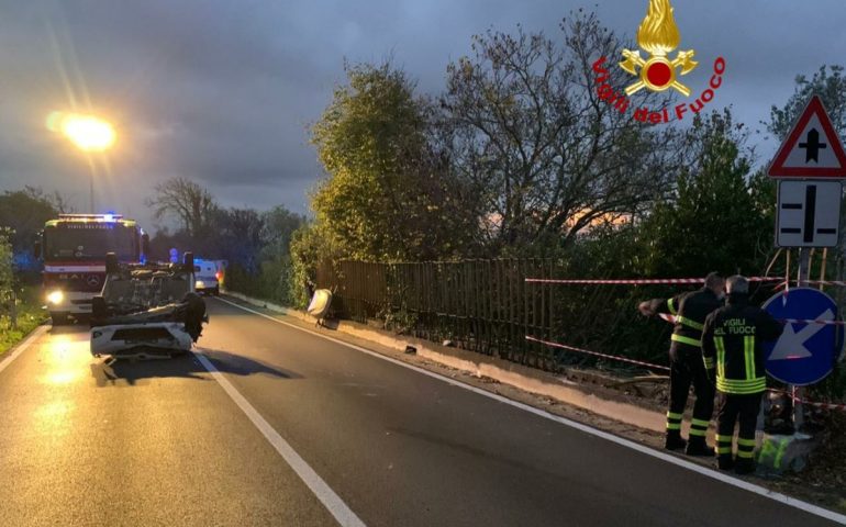 sassari-incidente-stradale-san-camillo-vvf