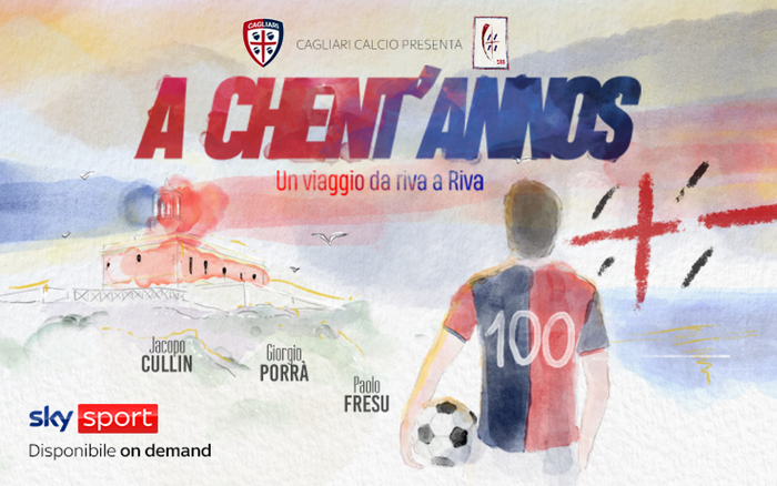 Stasera su Sky “A chent’annos”, il documentario sui 100 anni del Cagliari Calcio
