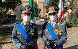 Sx Gen.B. Massimiliano Mora - Dx Gen.B. Patrizio Vezzoli