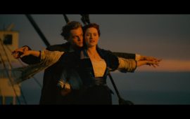 Di Caprio e la Winslet in Titanic