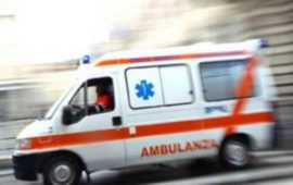 Un'ambulanza in azione