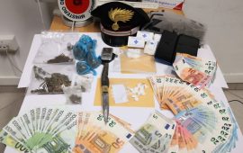 droga-denaro-spaccio-sestu-carabinieri