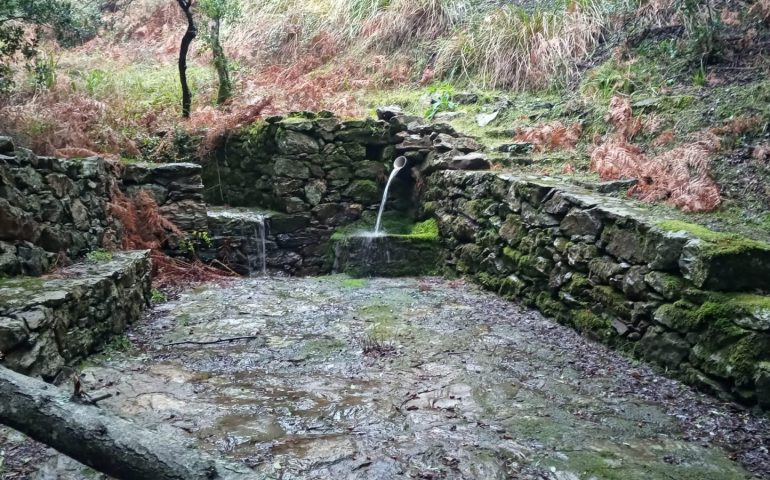 La foto dei lettori. Una suggestiva fontana ai piedi di Perda de Liana