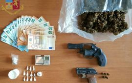 Sequestro armi e droga