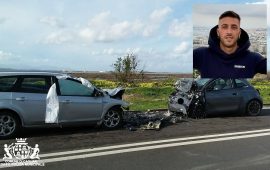 incidente sulla 195 gianmarco de agostini