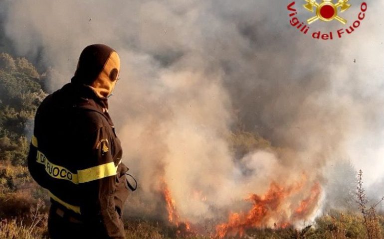 Anche oggi rischio incendi elevato nel Cagliaritano