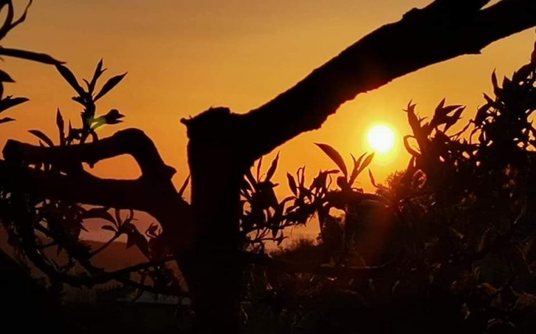 La foto. Il sole regala un vero spettacolo in Ogliastra