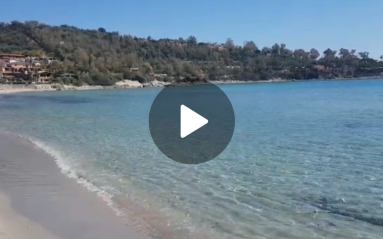 (VIDEO) Ogliastra, lo spettacolo del mare: la prima giornata d’aprile a Porto Frailis