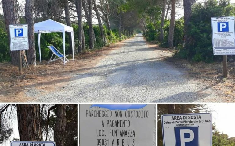 La foto. Chi vuole andare a Funtanazza deve pagare. E il diritto di accesso alle spiagge?