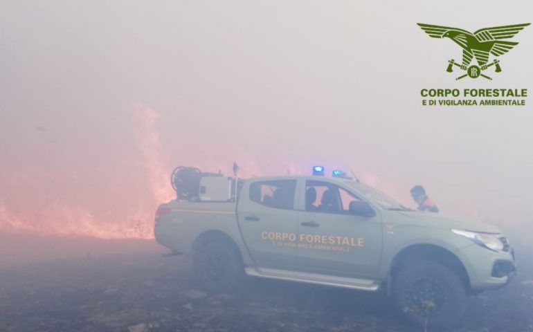 Sardegna anche oggi in fiamme, 6 incendi nelle campagne: in uno è intervenuto il mezzo aereo