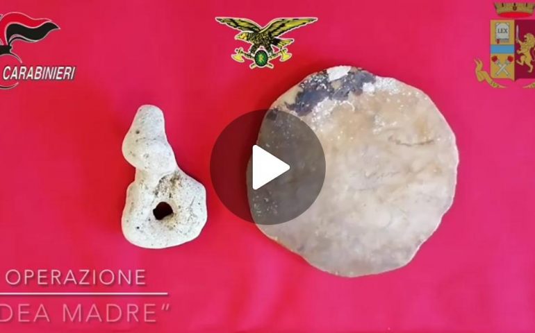 (VIDEO) Reperti archeologici trafugati in Sardegna e venduti all’estero: 34 denunciati