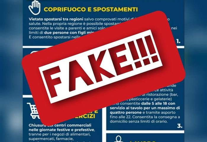 “Sardegna in zona gialla dal 19.07.2021” ma si tratta di un fake