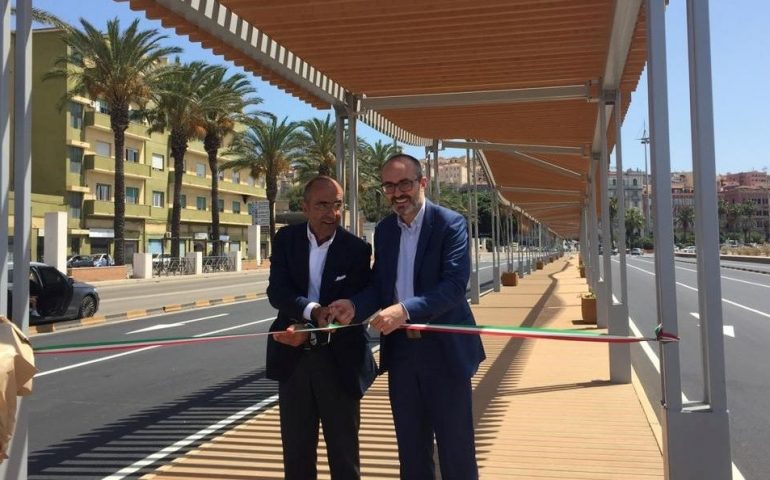 Opera simbolo dell’accoglienza per chi viene dal mare, al porto di Cagliari inaugurata “La buona onda”: un percorso in sicurezza per i cittadini