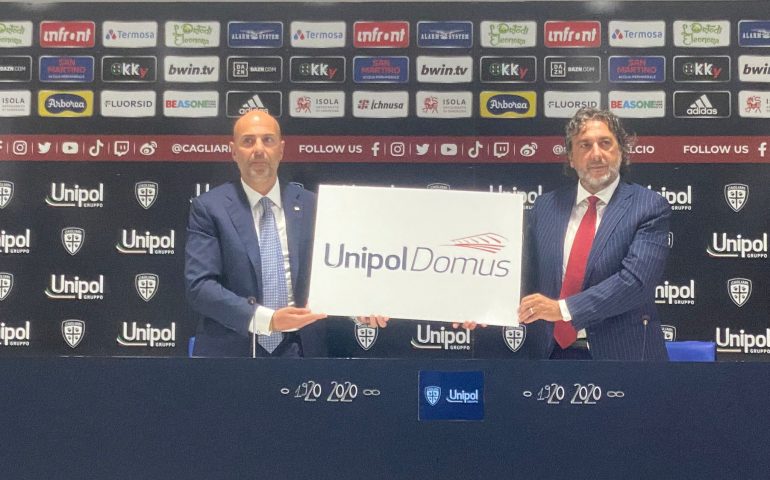 Cagliari, la Sardegna Arena da oggi si chiama Unipol Domus