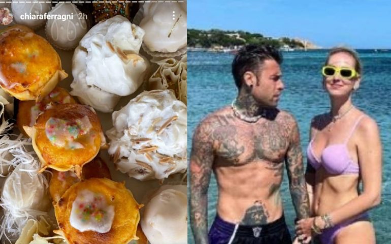 Fedez e Ferragni in Sardegna, stregati dai dolcetti tipici sardi: pardulas, gueffus e tanti altri