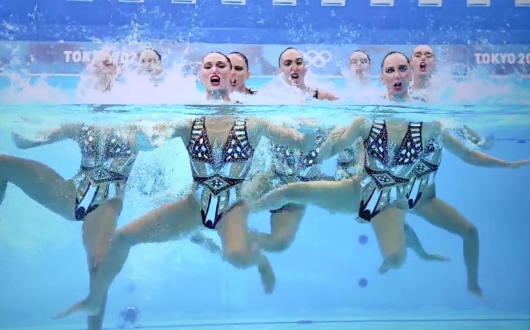 Tokyo 2020, ottimo quinto posto per la sarda Francesca Deidda nel nuoto artistico