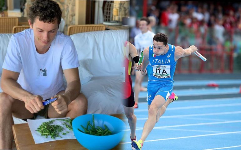 L’autoironia di Filippo Tortu sui social: “Da vincere le Olimpiadi a spuntare i fagiolini è un attimo”