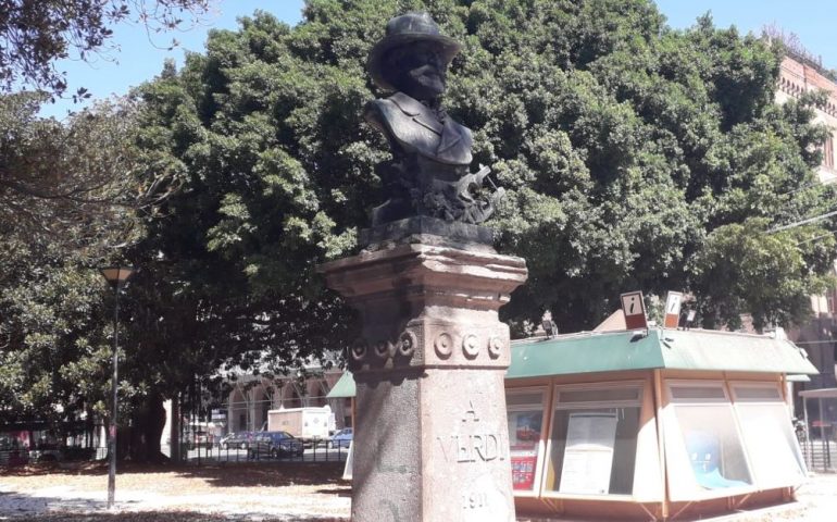 Lo Sapevate? In piazza Matteotti c’è il busto di Giuseppe Verdi: ma la data di morte è sbagliata