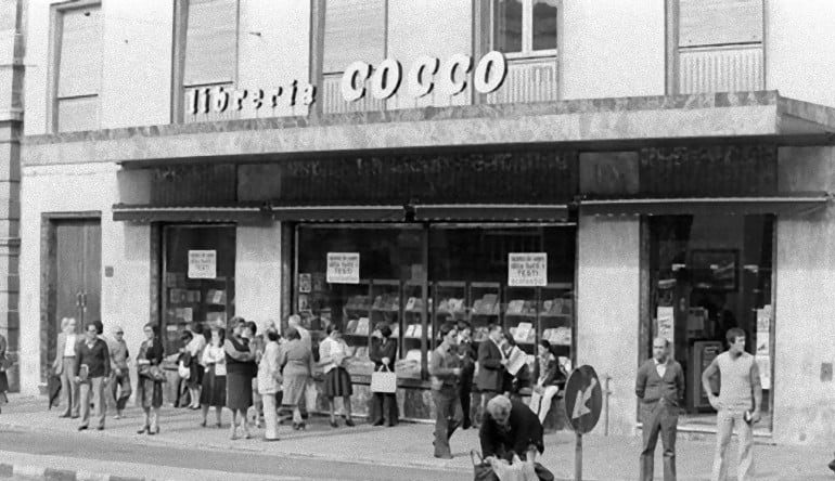 La Cagliari che non c’è più. Prima dello store rossoblù, la famosa “Libreria Cocco” nel largo Carlo Felice